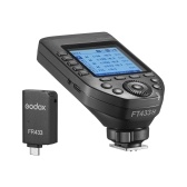 Godox-FT433 TTL Funk-Flash-Trigger 433 MHz Signalsteuerung 1/8000s HSS APP Funksteuerung Kompatibel mit Nikon Z9 Z8 Z7 Z7II Z750 D780 D800 D850 Godox AD200Pro II AD600Pro II/ AD600BM II Flash